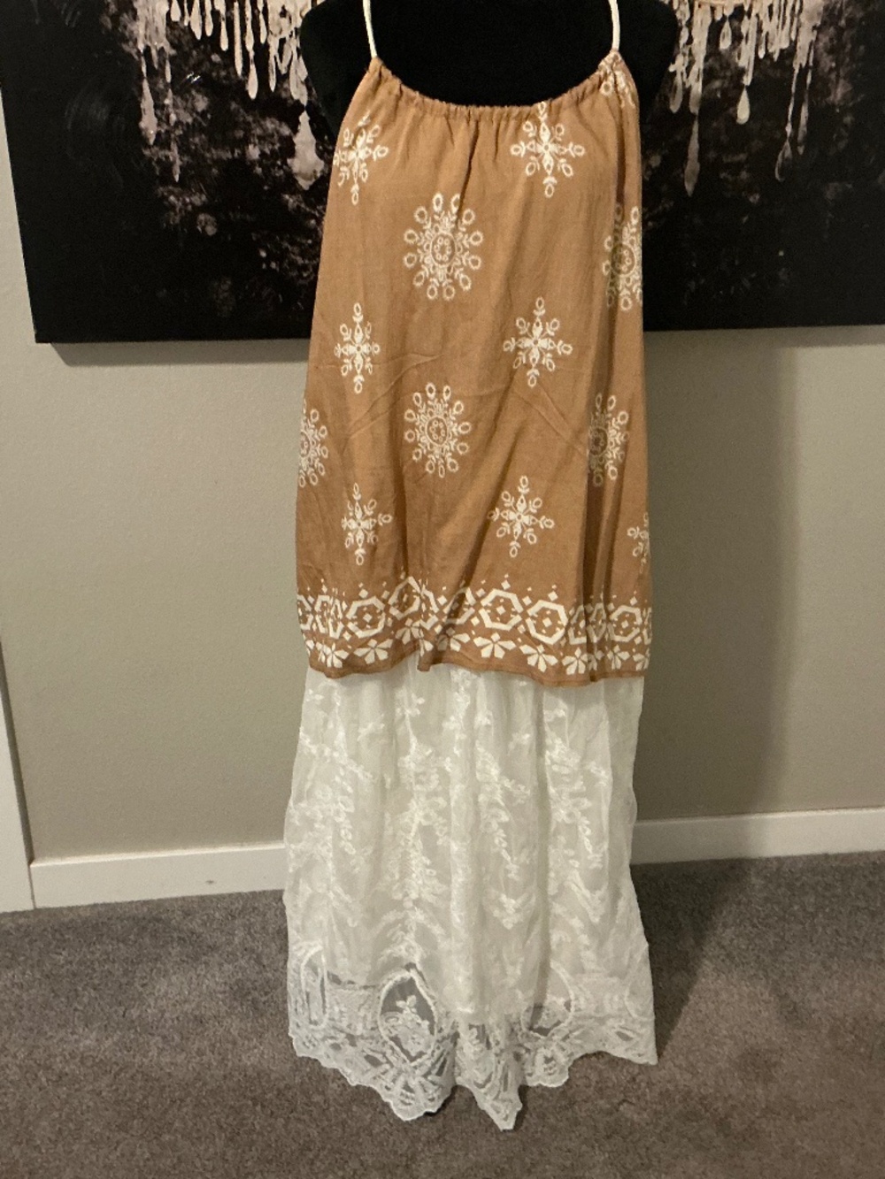 Long White Lace Skirt (Top is Extra!)